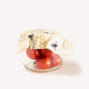 Bivoks madwraps - Honningbier - 4 stk. (1x lille, 2x mellem, 1x stor)