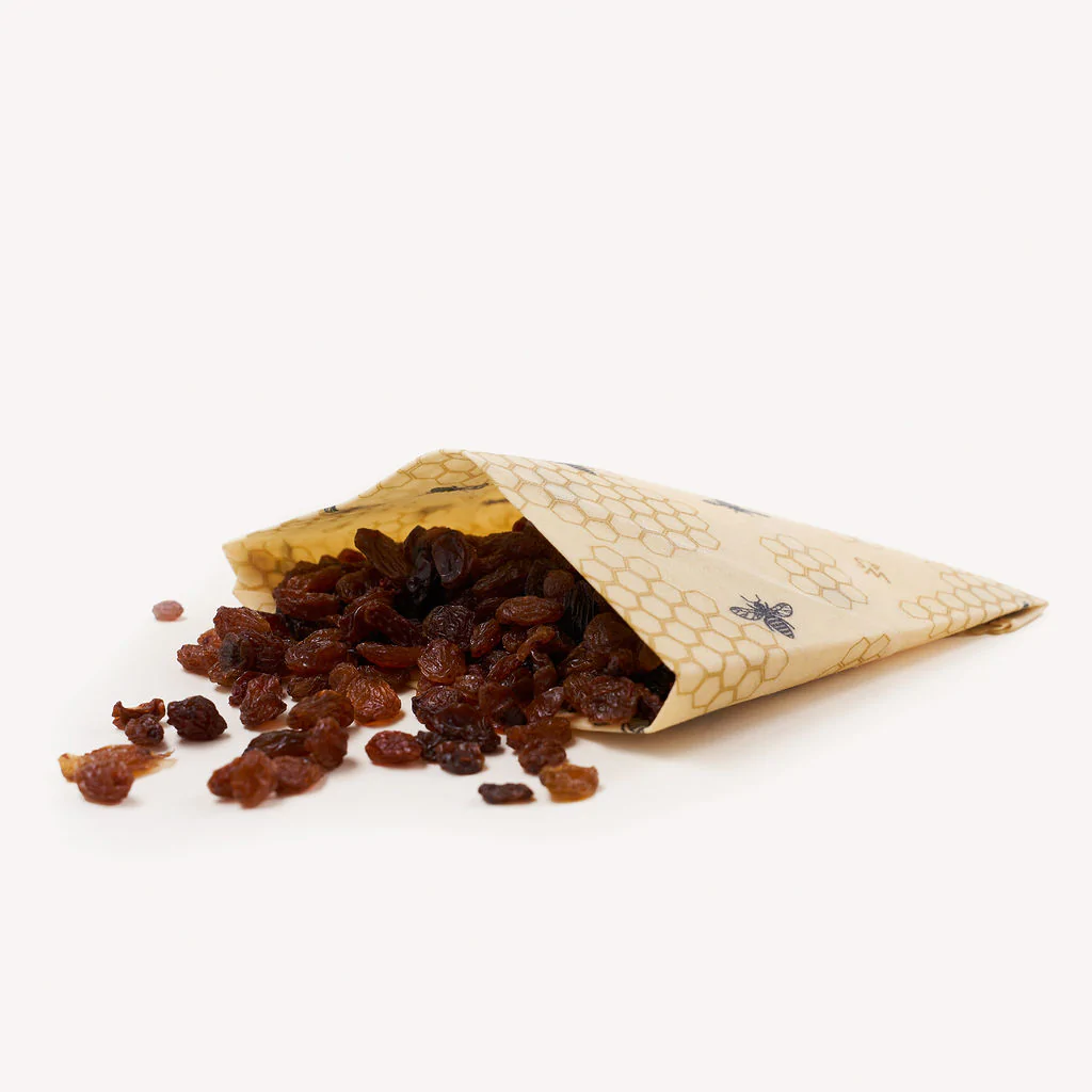 Bivoks madwraps - Honningbier - 4 stk. (1x lille, 2x mellem, 1x stor)