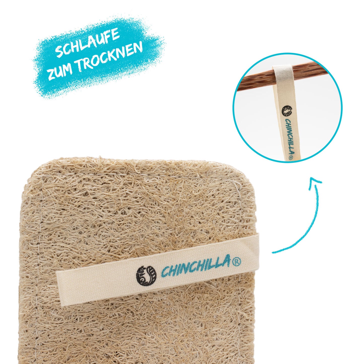 Opvaskesvampe af Loofah-svamp - Pakke med 7 | genanvendelig og vegansk