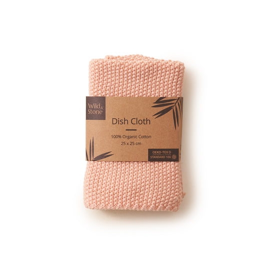 Økologisk karklud i bomuld - Laks