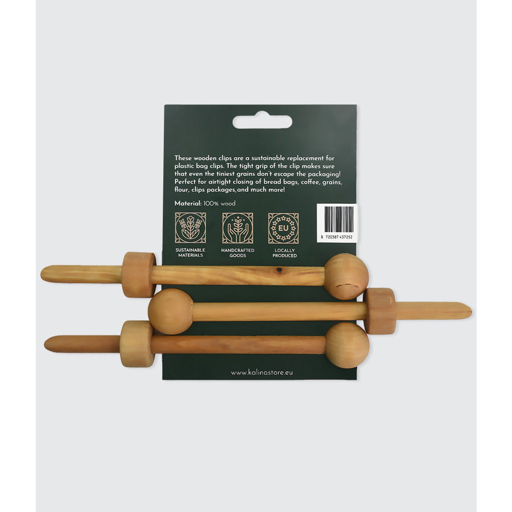 Plastikfri madpose klips