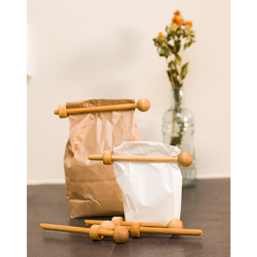 Plastikfri madpose klips