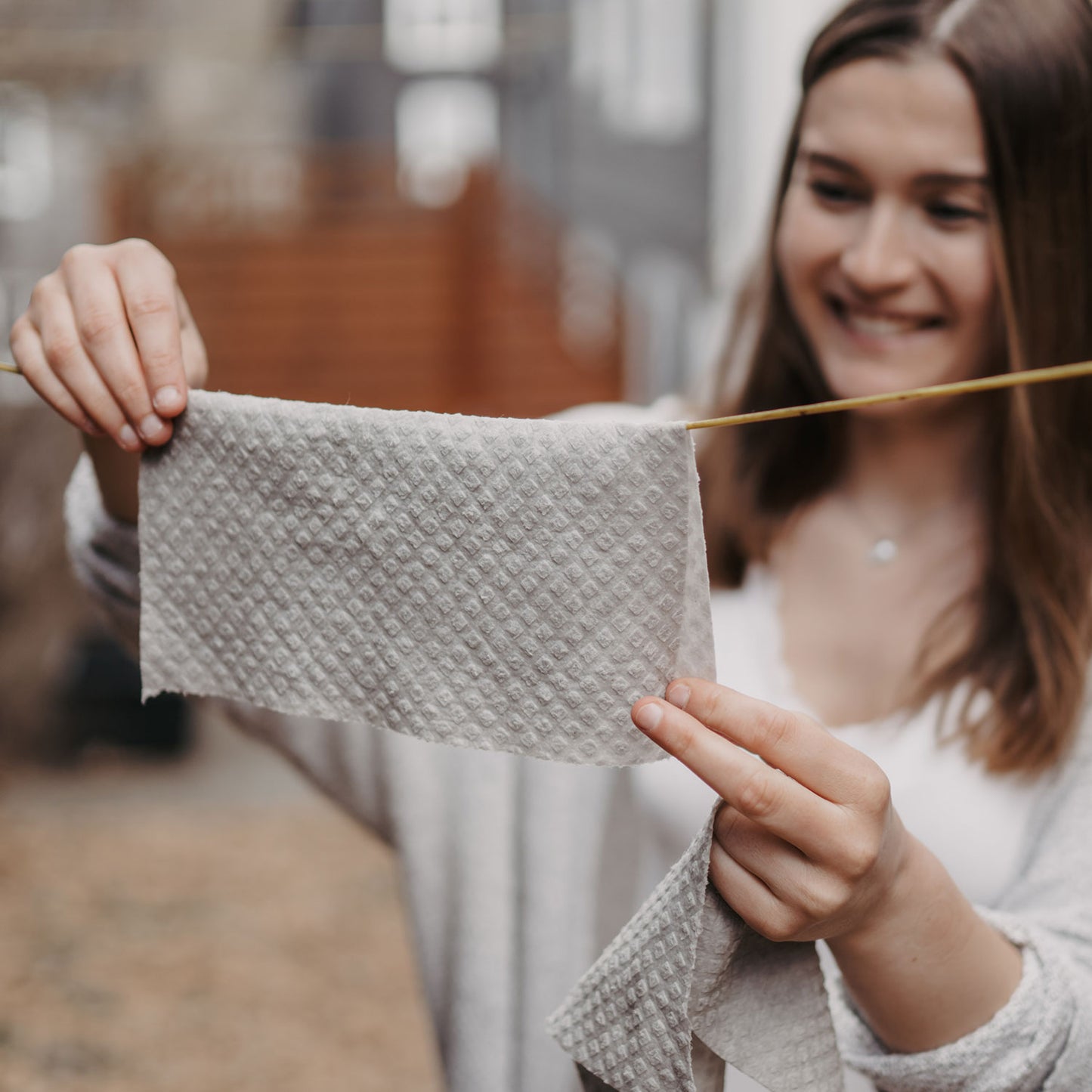 Vaskbar køkkenrulle | Svampehåndklæder 100% veganske og bæredygtige