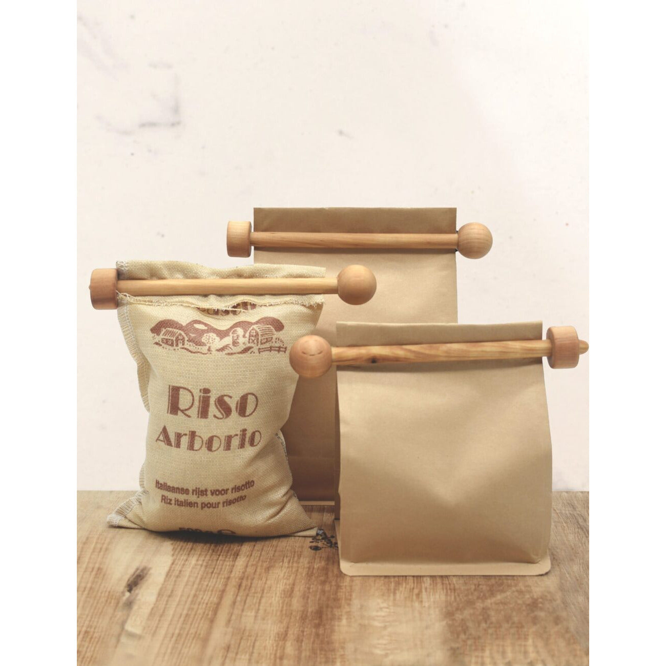 Plastikfri madpose klips