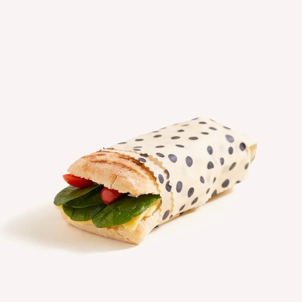 Bivoks madwraps - Prikket - 3 stk. (2x mellem, 1x stor)
