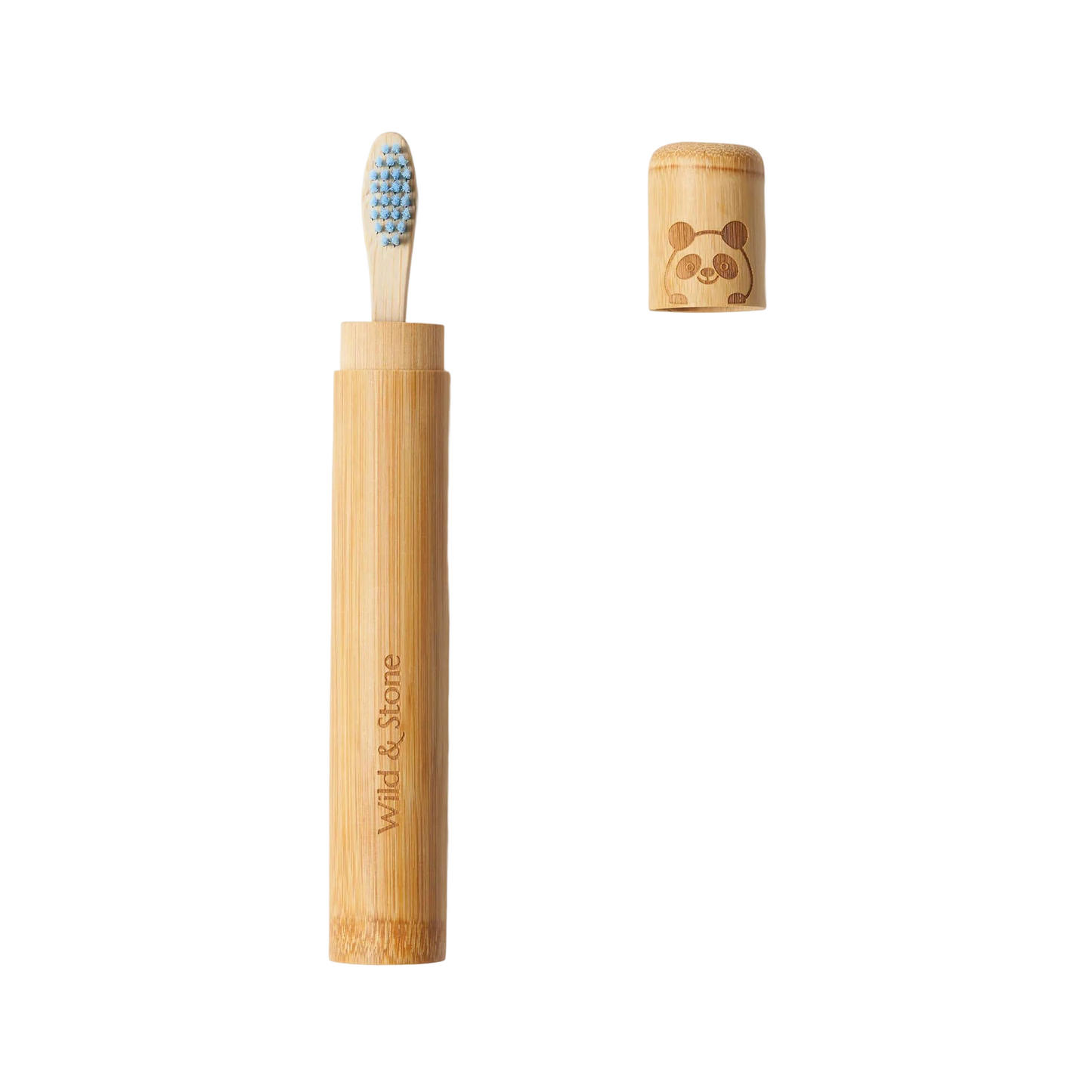 Rejseholder i bambus til tandbørsten - Barn