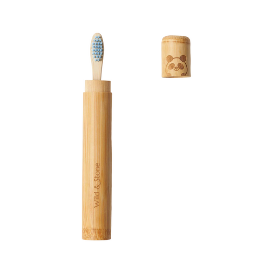 Rejseholder i bambus til tandbørsten - Barn