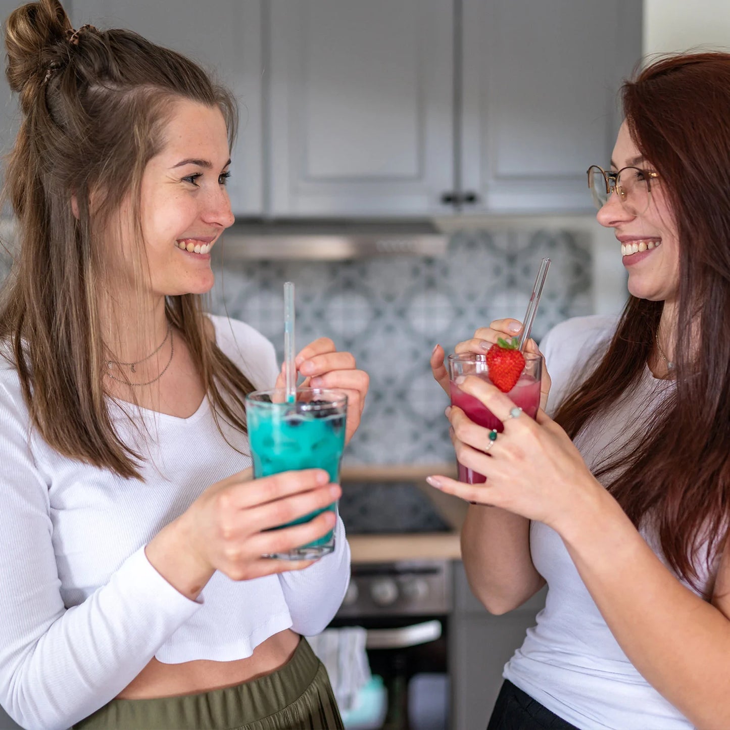 Sugerør af glas | Genanvendelige og plastikfri sugerør