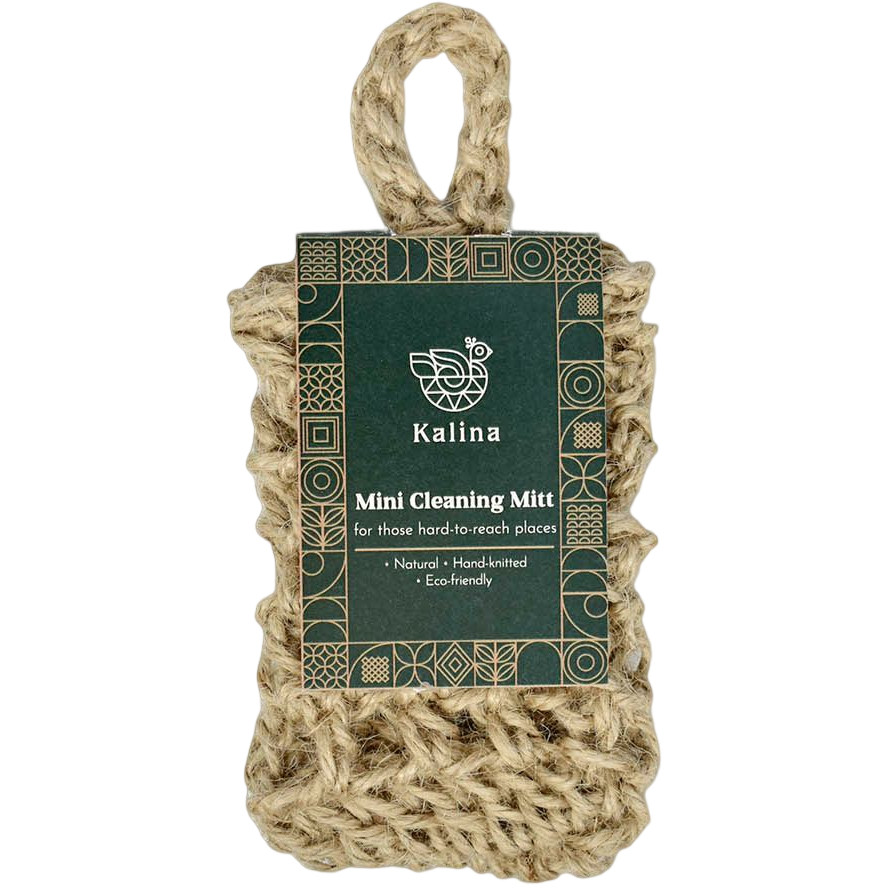 Mini Jute rengøringshandske