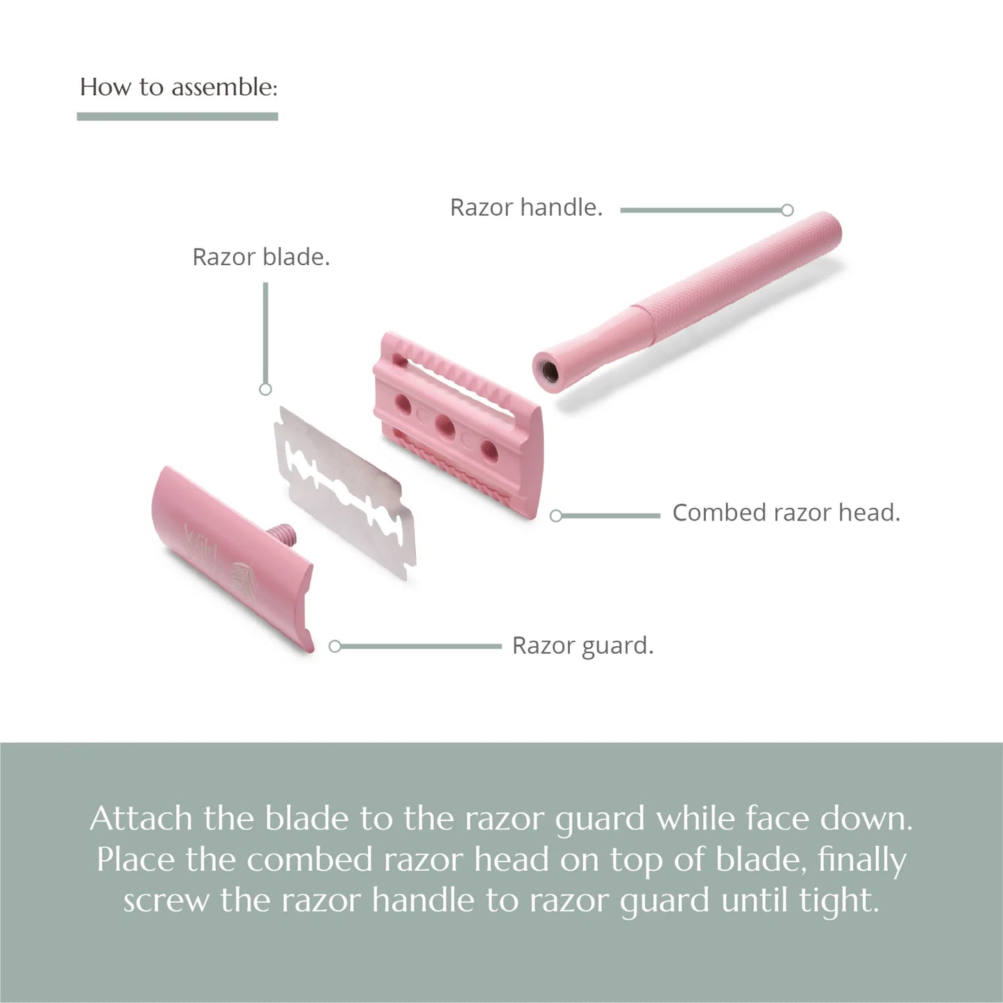 Genanvendelig sikkerhedsskraber - Mint