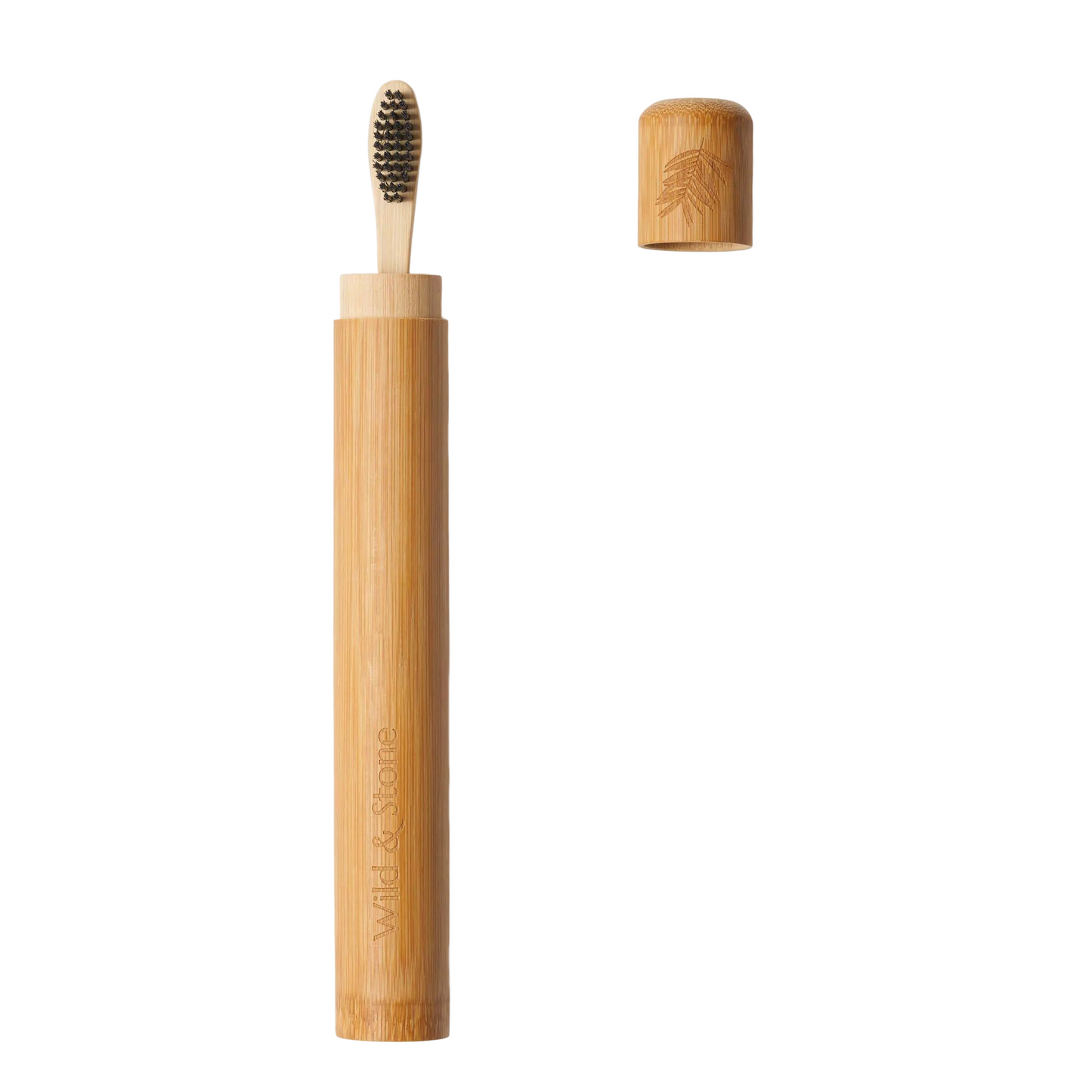 Travel holder in bamboo for the toothbrush - Adult